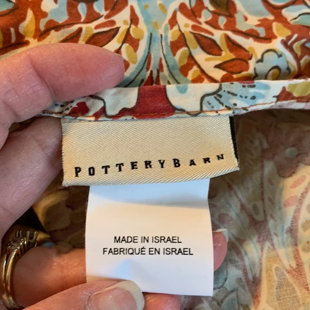 Pottery Barn duvet cover